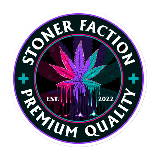 Stoner Faction Alt. Logo PPT Bubble-free stickers