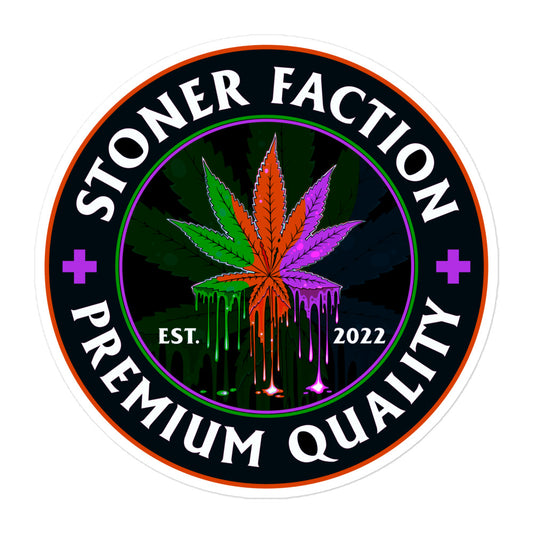 Stoner Faction Alt. Logo GRP Bubble-free stickers